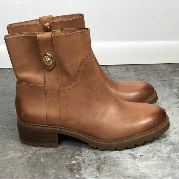 Coach Shoes - Coach Georgetta Saddle Brown Ankle Boots Sz 8
